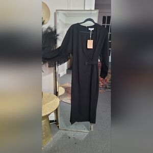 Chic Black Long Sleeve Dress